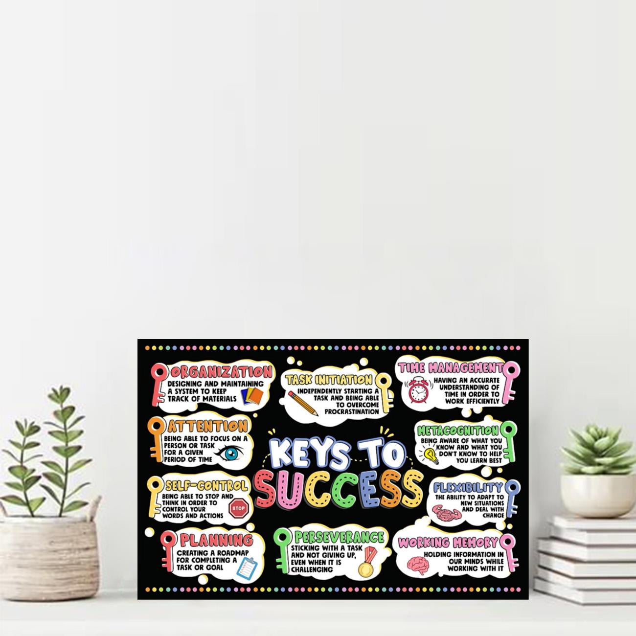 Keys To Success Print Poster 11 x 17 Inch Poster - Walmart.com