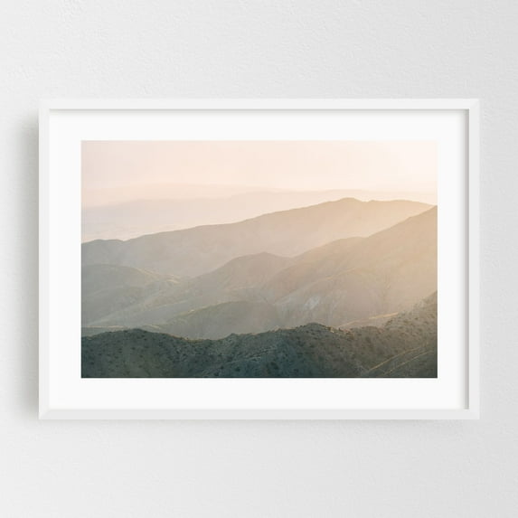 Keys View 01 - California Photography White Framed Wall Art Print 24 x 36 inches