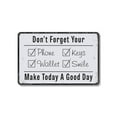thumbnail image 1 of Keys Wallet Phone 10 Inch x 14 Inch Novelty Plastic Sign Check It Before You Wreck It Durable Weatherproof UV Protected Perfect for Entryways Mud Rooms Garages Fun Gift for Families, 1 of 6