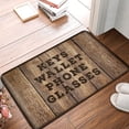 thumbnail image 1 of Keys Wallet Phone Glasses Funny Doormats,Funny Doormat, Welcome Doormat,Home Decor Area Rugs Coral Velvet Rug 16”x24”, 1 of 4