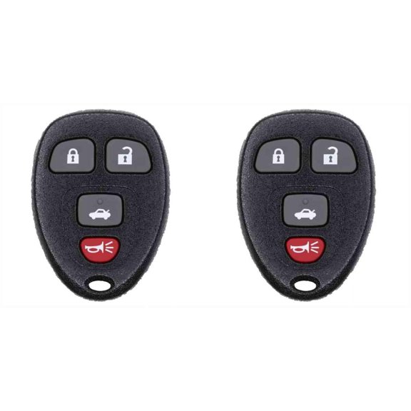 Keys4Less Car Key Fob Keyless Entry Remote for Buick LaCrosse 2009 FCC KOBGT04A Part Number 15252034 - 2 Pack