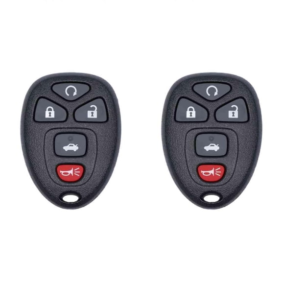 Keys4Less Car Key Fob Keyless Entry Remote for Buick Lucerne 2007 FCC OUC60270 OUC60221 Part Number 10337867 15912860 20935331 22952176 Pack of 2