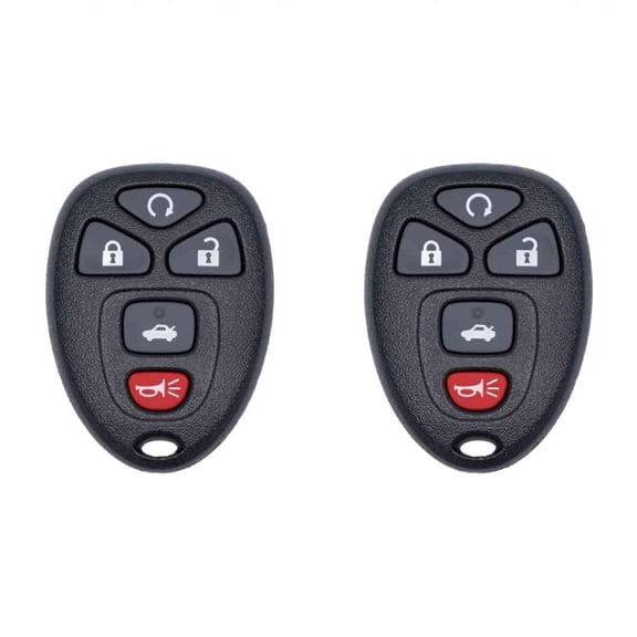 Keys4Less Car Key Fob Keyless Entry Remote for Buick Lucerne 2008 FCC OUC60270 OUC60221 Part Number 10337867 15912860 20935331 22952176 Pack of 2