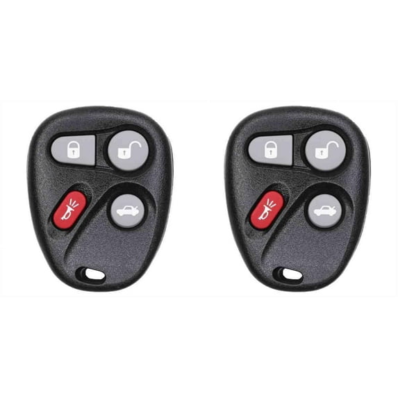 Keys4Less Car Key Fob Keyless Entry Remote for Chevrolet Cavalier 2001 FCC L2C0005T Part Number 16263074 Pack of 2