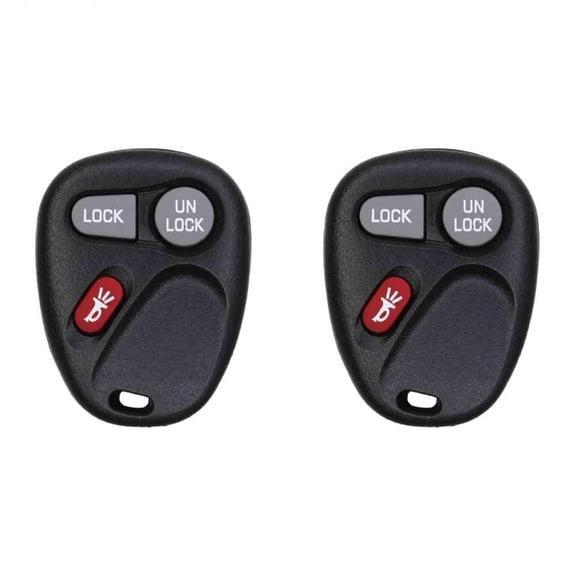 Keys4Less Car Key Fob Keyless Entry Remote for Chevrolet Silverado 1999-2001 FCC KOBUT1BT 2AOKM-GV3 Part Number 15732803 Pack of 2