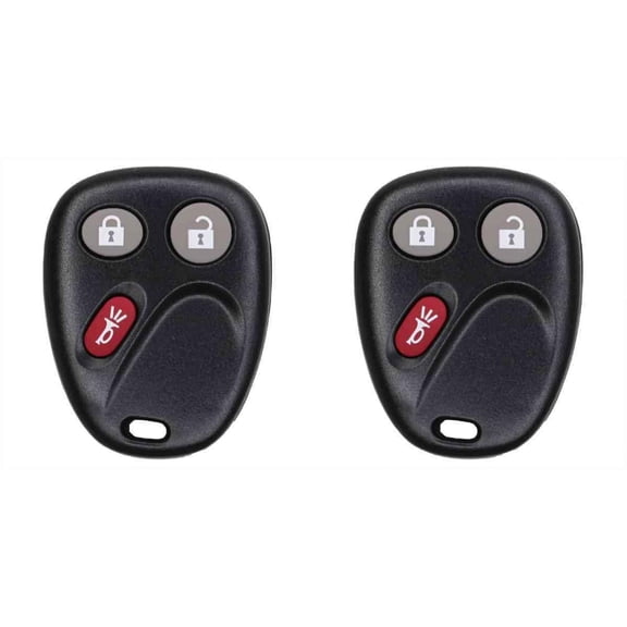 Keys4Less Car Key Fob Keyless Entry Remote for Hummer H2 2004 FCC LHJ011 Part Number 21997127 15132197 15132198 10377295 22730827 15186203 2 Pack