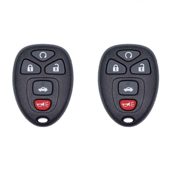 Keys4Less Car Key Fob Keyless Entry Remote for Pontiac Grand 2008 Prix FCC KOBGT04A Part Number 22733524 Pack of 2