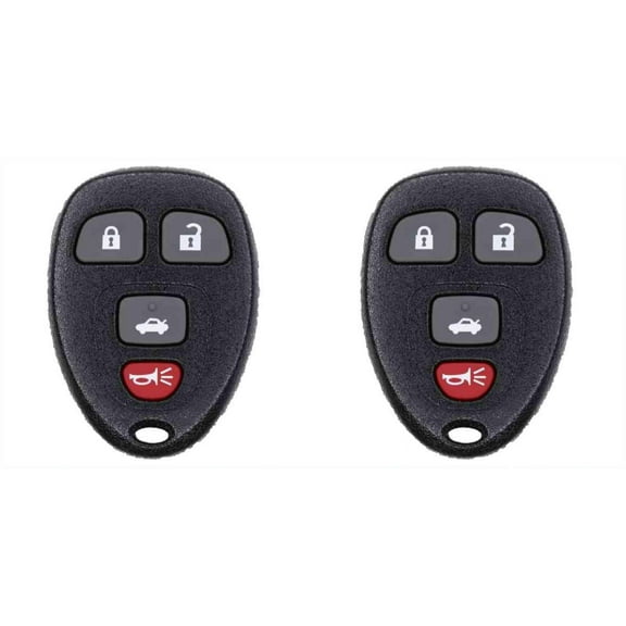Keys4Less Car Key Fob Keyless Entry Remote for Saturn Aura 2009 FCC KOBGT04A Part Number 15252034 - 2 Pack