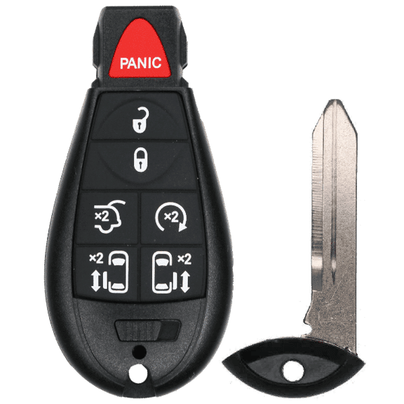 Keys4Less Key Fob Replacement for 2009 Town & Country FCC IYZ-C01C IYZC01C Part Number 56046708 56046708AG 56046709 56046709AG