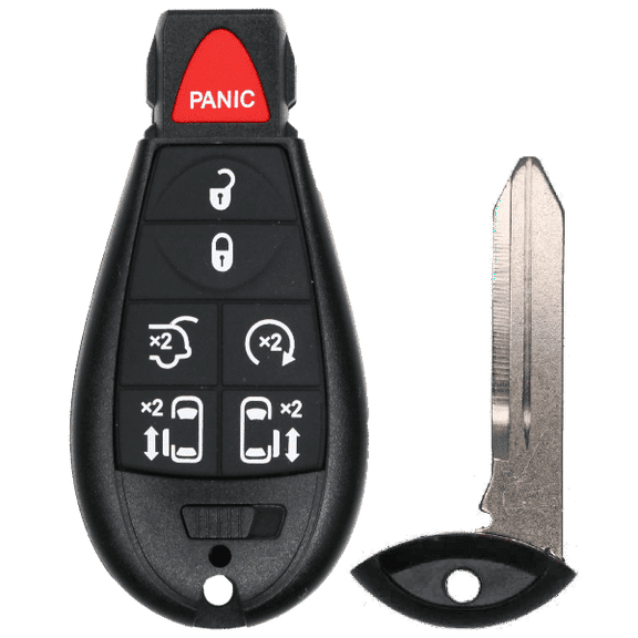 Keys4Less Key Fob Replacement for 2010 Dodge Grand Caravan FCC IYZ-C01C IYZC01C Part Number 56046708 56046708AG 56046709 56046709AG