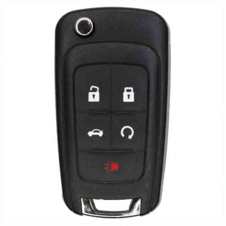Keys4Less Replacement Flip Key Fob for Chevrolet Camaro 2014 FCC OHT01060512 OHT01060512 V2T01060512 V2T01060514 AVL-B01T1AC AVL-B01T2AC Part Number 13586785 13500319 13585209