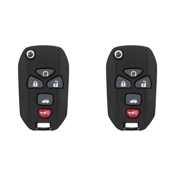 Keys4Less Replacement Flip Key Fob for 2005-2008 Pontiac Grand Prix FCC KOBGT04A Part Number 22733524 Pack of 2