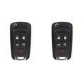 thumbnail image 1 of Keys4Less Replacement Flip Key Fob for Buick LaCrosse 2014 FCC OHT01060512 Part Number 13504199 13574863 20979468 13504259 13504204 - 2 Pack, 1 of 1