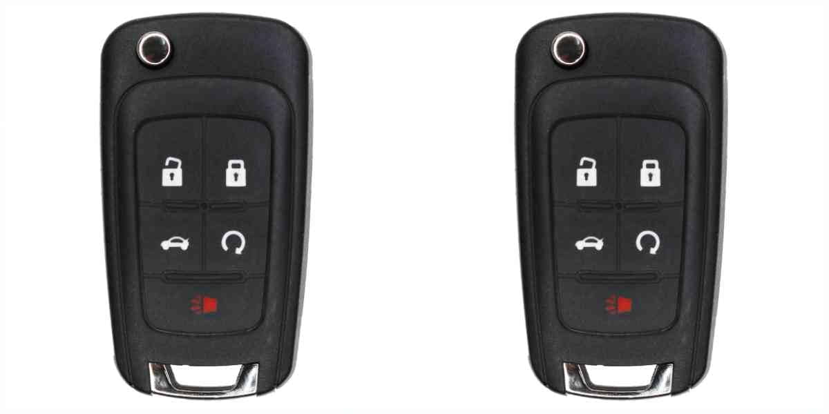 Keys4Less Replacement Flip Key Fob for Chevrolet Sonic 2014 FCC OHT01060512 Part Number 13504199 13574863 20979468 13504259 13504204 - 2 Pack