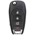 thumbnail image 1 of Keys4Less Replacement Flip Key Fob for Chevrolet Cruze 2018 FCC LXP-T004 LXPT004 Part Number 13514135 13513842 13514111, 1 of 1