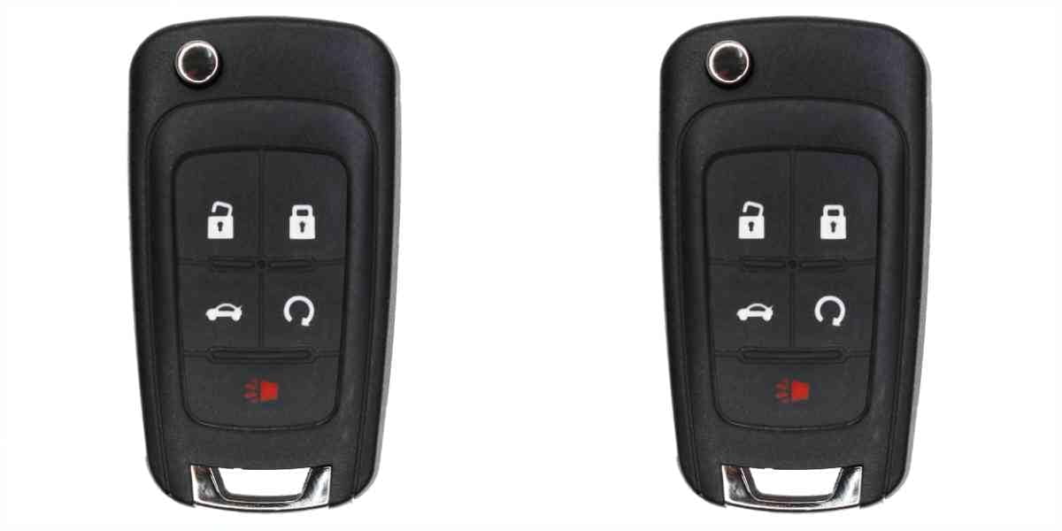 Keys4Less Replacement Flip Key Fob for Chevrolet Equinox 2017 FCC OHT01060512 Part Number 13504199 13574863 20979468 13504259 13504204 - 2 Pack