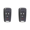 thumbnail image 1 of Keys4Less Replacement Flip Key Fob for Chevrolet Impala 2014-2019 FCC OHT01060512 Part Number 13504204 13500226 13504200 Pack of 2, 1 of 1