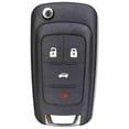 thumbnail image 1 of Keys4Less Replacement Flip Key Fob for Chevrolet Impala 2014 FCC OHT01060512 Part Number 13504204 13500226 13504200, 1 of 1