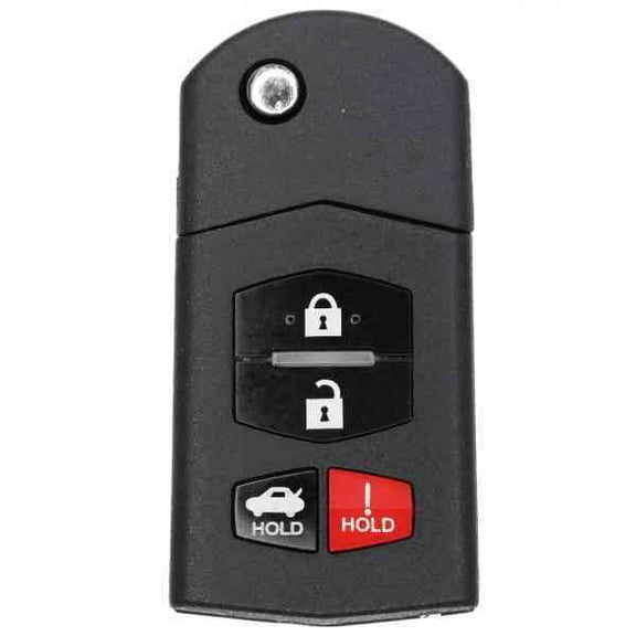 Keys4Less Replacement Flip Key Fob for Mazda 6 2011 FCC BGBX1T478SKE125-01 Part Number BBM4-67-5RY BBM4675RY