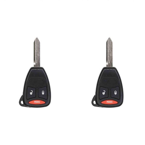 Keys4Less Replacement Keyless Remote Head Key Fob for Dodge Durango 2007 FCC KOBDT04A 2AOKM-CYV6 Part Number 05183348AA 05143608AA 056053000AH Pack of 2