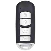 Keys4Less Replacement Smart Key Fob for Mazda 6 2014-2019 FCC WAZSKE13D01 Part Number GJY9-67-5DY GJY9-67-5RY GJY9675RY