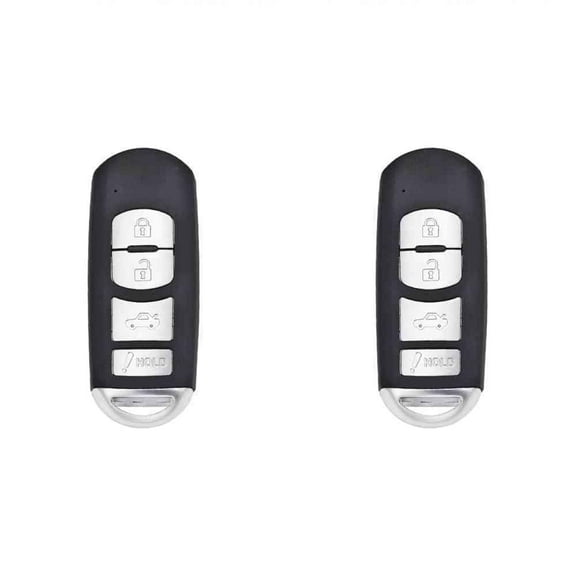 Keys4Less Replacement Smart Key Fob for Mazda 6 2018 FCC WAZSKE13D01 Part Number GJY9-67-5DY GJY9-67-5RY GJY9675RY Pack of 2