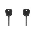 thumbnail image 1 of Keys4Less Replacement Transponder Ignition Car Key for Chevrolet Express 2016 Van Part number 23300334 Chip ID 46 Pack of 2, 1 of 1