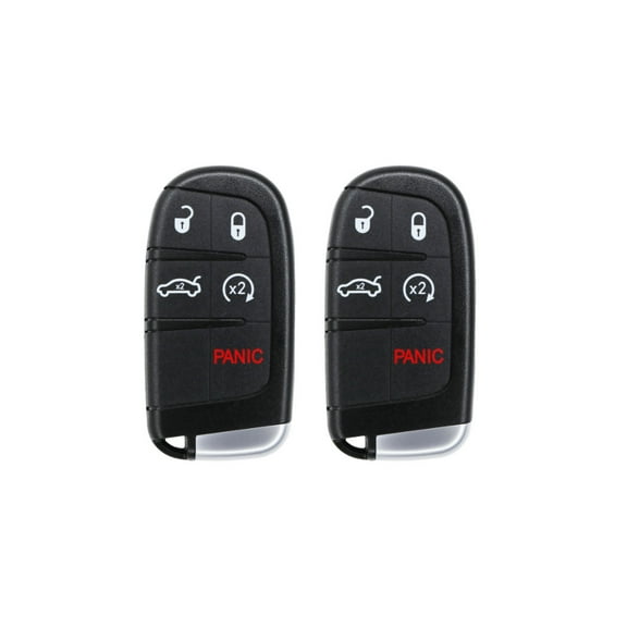 Keys4Less Replcament Smart Key Fob for 2020 Dodge Challenger FCC M3M-40821302 M3M40821302 Part Number 68155687 68155687AB 68394191 68394191AA 68394195AA 68394195 AA Pack of 2