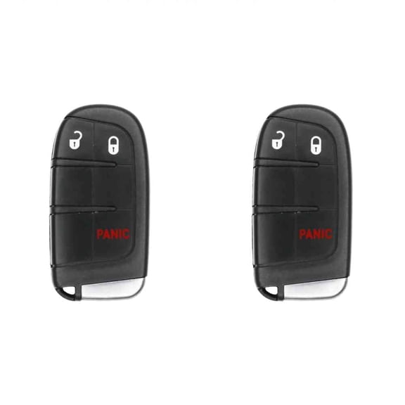 Keys4Less Replcament Smart Key Fob for Dodge Journey 2016 FCC M3N-40821302 M3N40821302 2AOKM-CYV11 Part Number 68066349AD 68066349AG 68066349 Pack of 2