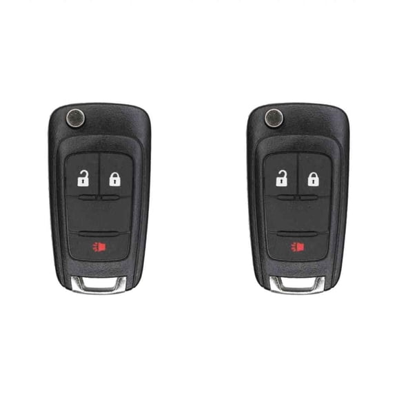 Keys4Less Replcament Smart Key Fob for GMC Terrain 2010 FCC OHT01060512 OHT01060512 V2T01060512 V2T01060514 AVL-B01T1AC Part Number 13504266 20873621 Pack of 2