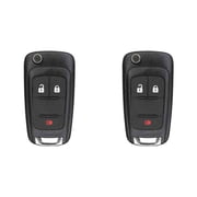 Keys4Less Replcament Smart Key Fob for GMC Terrain 2011 FCC OHT01060512 OHT01060512 V2T01060512 V2T01060514 AVL-B01T1AC Part Number 13504266 20873621 Pack of 2