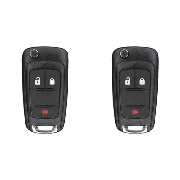Keys4Less Replcament Smart Key Fob for GMC Terrain 2015 FCC OHT01060512 OHT01060512 V2T01060512 V2T01060514 AVL-B01T1AC Part Number 13504266 20873621 Pack of 2