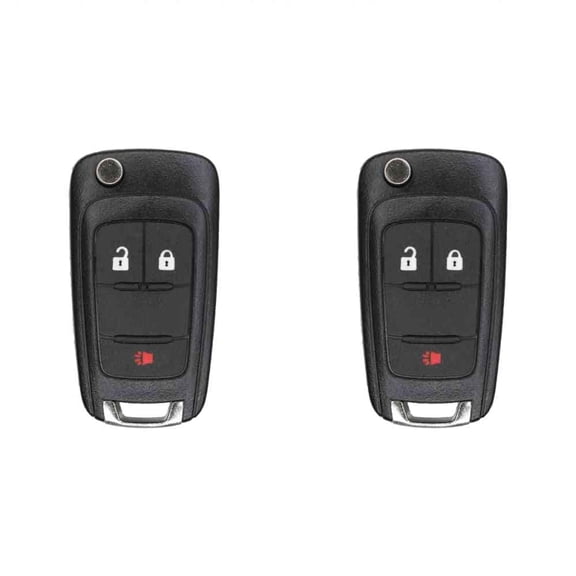 Keys4Less Replcament Smart Key Fob for GMC Terrain 2015 FCC OHT01060512 OHT01060512 V2T01060512 V2T01060514 AVL-B01T1AC Part Number 13504266 20873621 Pack of 2