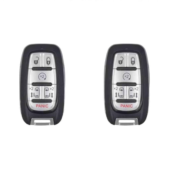 Keys4Less Replcament Smart Key Fob for 2018 Pacifica FCC M3N-97395900 M3N97395900 Part Number 68217829 68217829AC Pack of 2