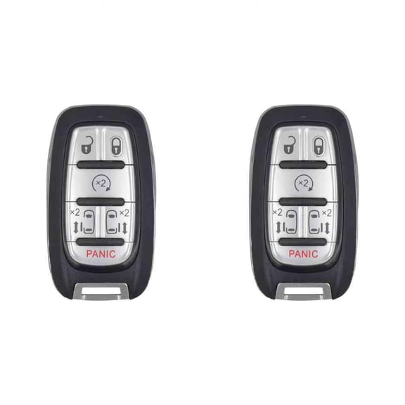 Keys4Less Replcament Smart Key Fob for 2019 Pacifica FCC M3N-97395900 M3N97395900 Part Number 68217829 68217829AC Pack of 2