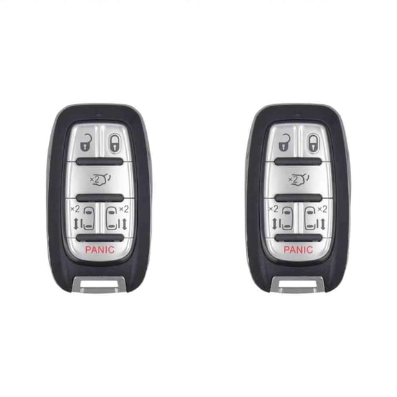 Keys4Less Replcament Smart Key Fob for 2017-2022 Pacifica FCC M3N-97395900 M3N97395900 Part Number 68241532AC Pack of 2