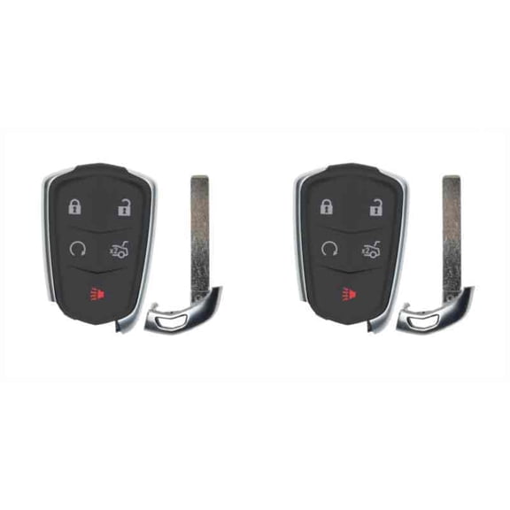 Keys4Less Replcament Smart Key Fob for Cadillac CT6 2020 FCC HYQ2EB 2AOKM-G2EB Part Number 13510255 13598538 13598540 2 Pack