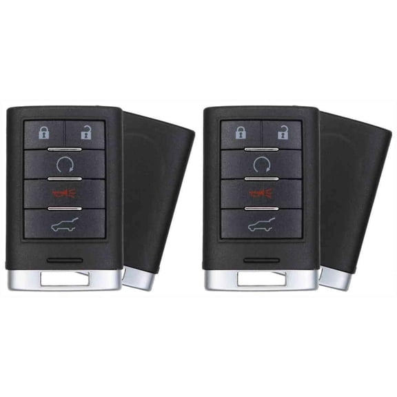 Keys4Less Replcament Smart Key Fob for Cadillac SRX 2011 FCC NBG009768T Part Number 22856930 22865375 Pack of 2
