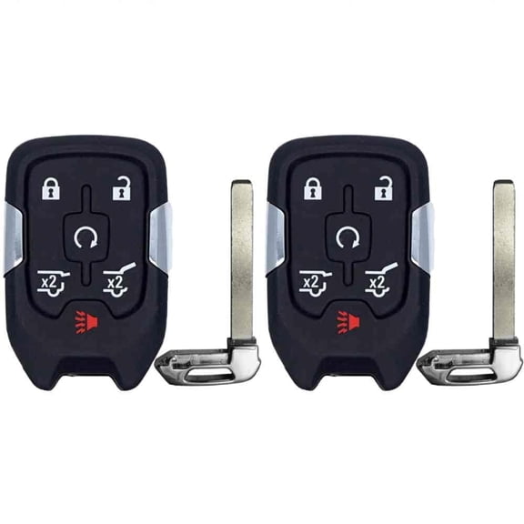 Keys4Less Replcament Smart Key Fob for Chevrolet Tahoe 2015-2020 FCC HYQ1AA Part Number 13580802 13508278 13529634 13580804 13508280 Pack of 2