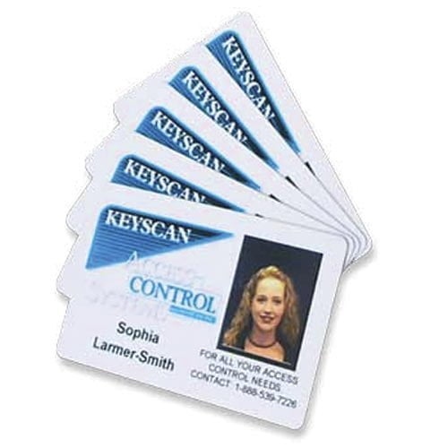 Keyscan K-SECURE 1K ISO Printable Smartcard, 50-Pack