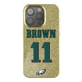 thumbnail image 1 of Keyscaper A.J. Brown Gold Philadelphia Eagles Bling iPhone Case, 1 of 1