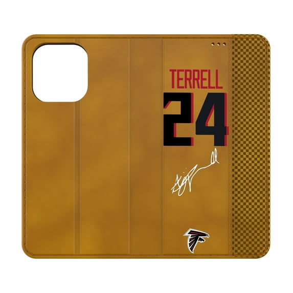 Keyscaper A.J. Terrell Brown Atlanta Falcons Folio iPhone Case