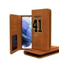 thumbnail image 1 of Keyscaper Alvin Kamara Brown New Orleans Saints Galaxy Folio Case, 1 of 1