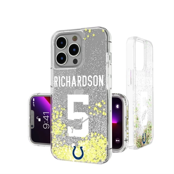 Keyscaper Anthony Richardson Indianapolis Colts iPhone Glitter Phone Case