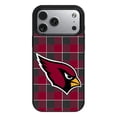 thumbnail image 1 of Keyscaper Arizona Cardinals Plaid Magnetic Bump iPhone Case, 1 of 6