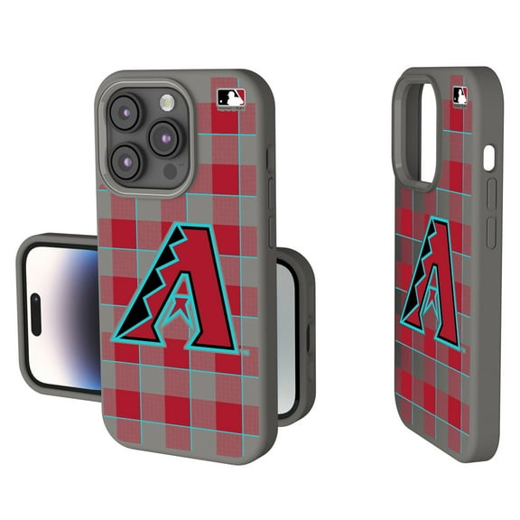 Keyscaper Arizona Diamondbacks Plaid Soft Touch iPhone Case