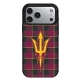 thumbnail image 1 of Keyscaper Arizona State Sun Devils Plaid Magnetic Bump iPhone Case, 1 of 6