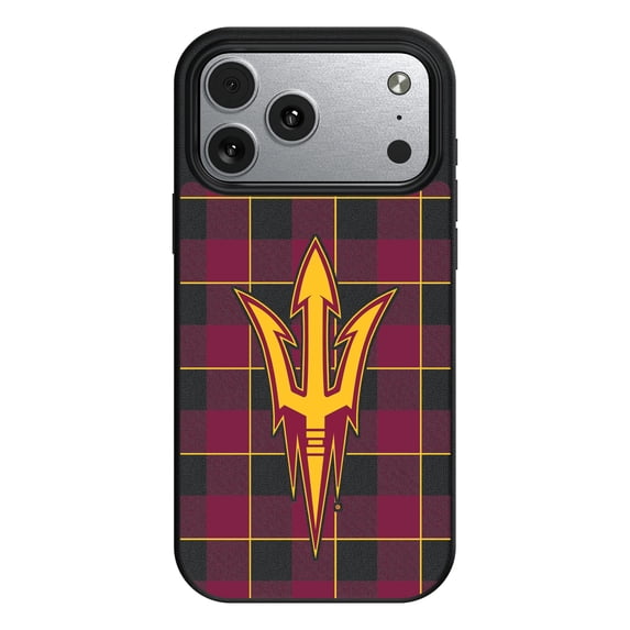 Keyscaper Arizona State Sun Devils Plaid Magnetic Bump iPhone Case