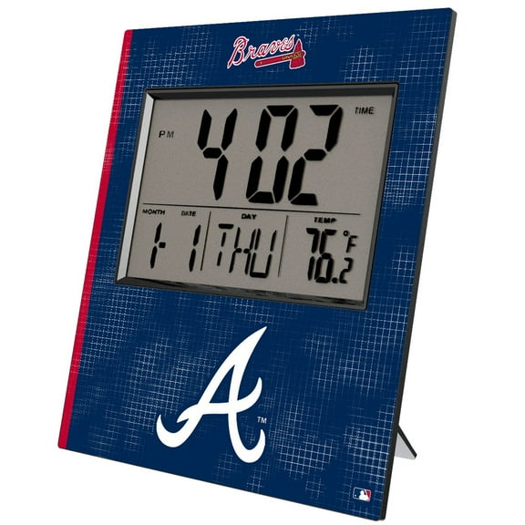 Keyscaper Atlanta Braves Digital Desk Clock