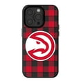 thumbnail image 1 of Keyscaper Atlanta Hawks Plaid Magnetic Bump iPhone Case, 1 of 7